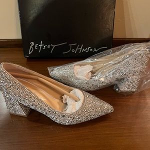 Betsy Johnson Rhinestone dress shoe
